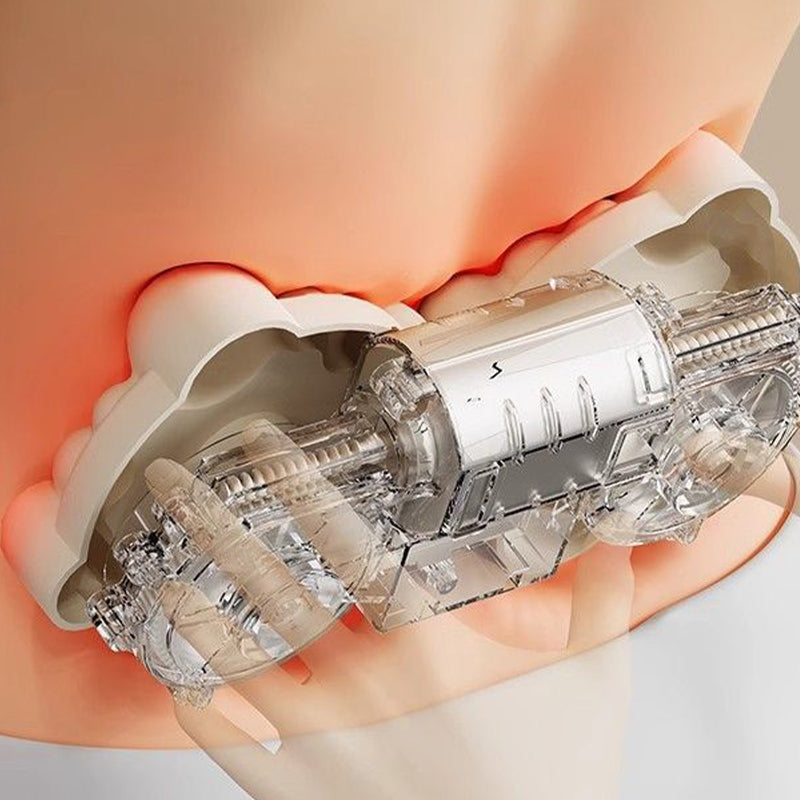 3D-Knet-Nacken- und Rückenmassagekissen mit Wärme – USB Wiederaufladbar, Einstellbare Intensität für Entspannung 3