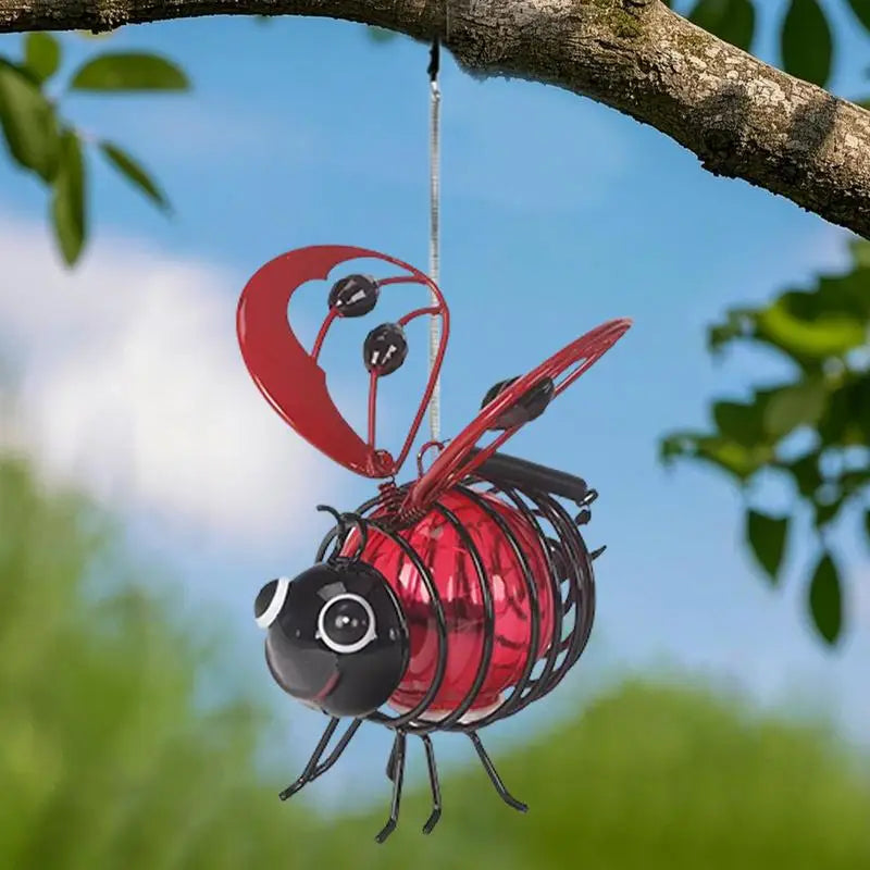 Hochwertige Solar Gartenleuchten aus Metall mit Haken – LED Gartenbeleuchtung für romantische Außenbereiche 2