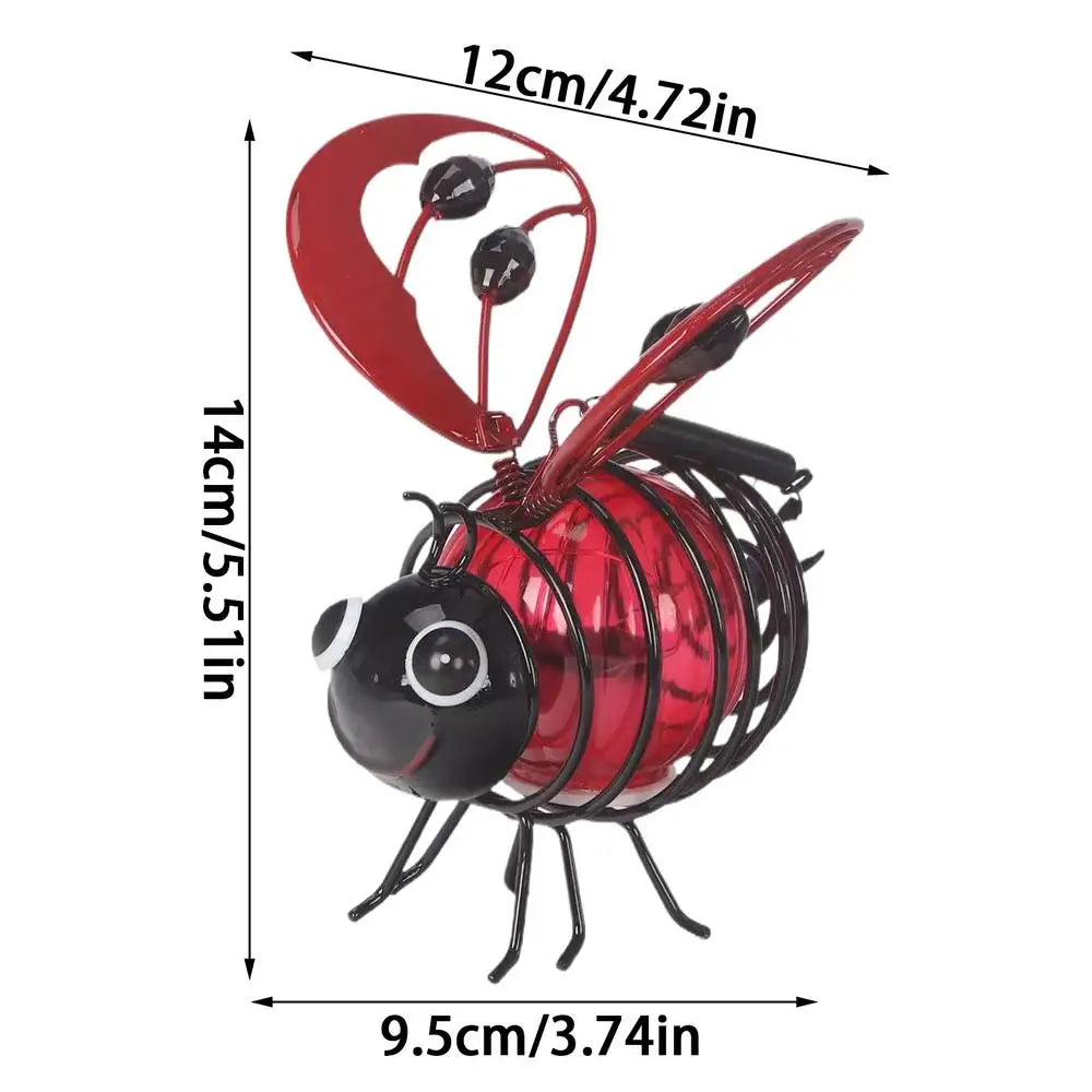 Hochwertige Solar Gartenleuchten aus Metall mit Haken – LED Gartenbeleuchtung für romantische Außenbereiche 6
