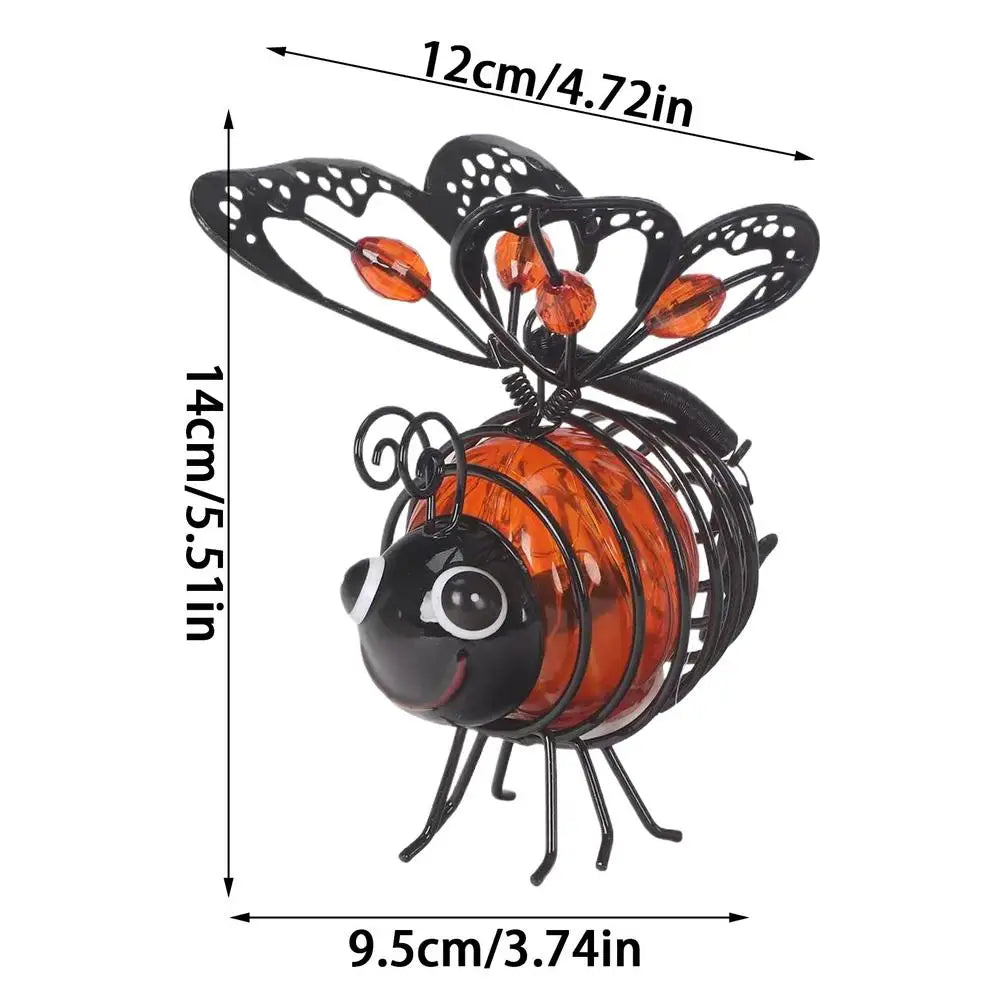 Hochwertige Solar Gartenleuchten aus Metall mit Haken – LED Gartenbeleuchtung für romantische Außenbereiche 7