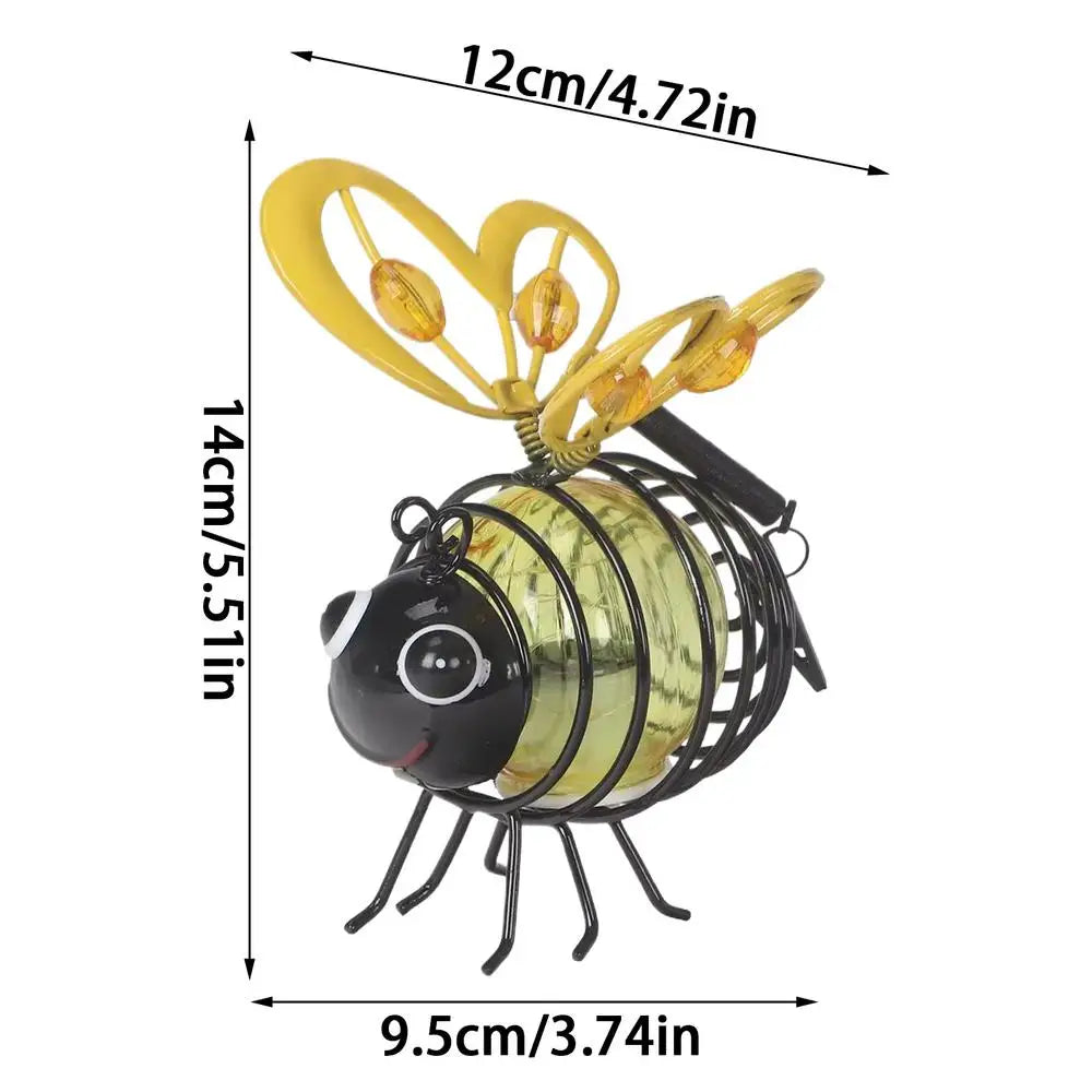 Hochwertige Solar Gartenleuchten aus Metall mit Haken – LED Gartenbeleuchtung für romantische Außenbereiche 8