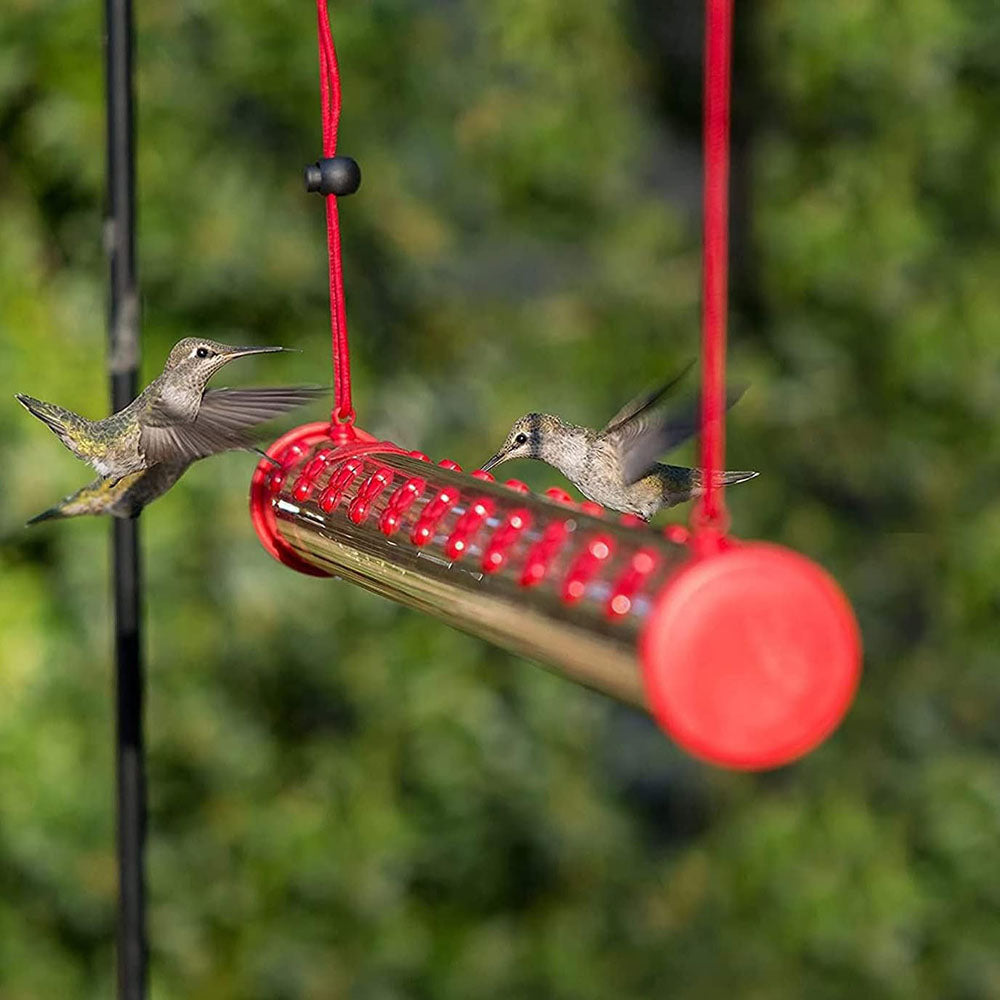 Kolibri-Futterstation mit 14 Blütenöffnungen – Bruchsichere Transparente Kunststoffkonstruktion für den Außenbereich 3