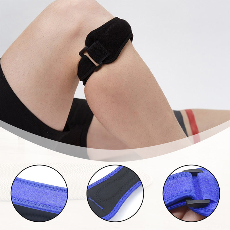 Leichte Fitness-Patella-Bandage für Kniescheibenunterstützung – Atmungsaktives Design in Schwarz, Rosa, Blau 7