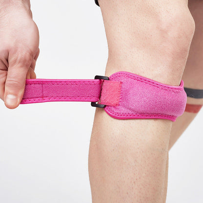 Leichte Fitness-Patella-Bandage für Kniescheibenunterstützung – Atmungsaktives Design in Schwarz, Rosa, Blau 9