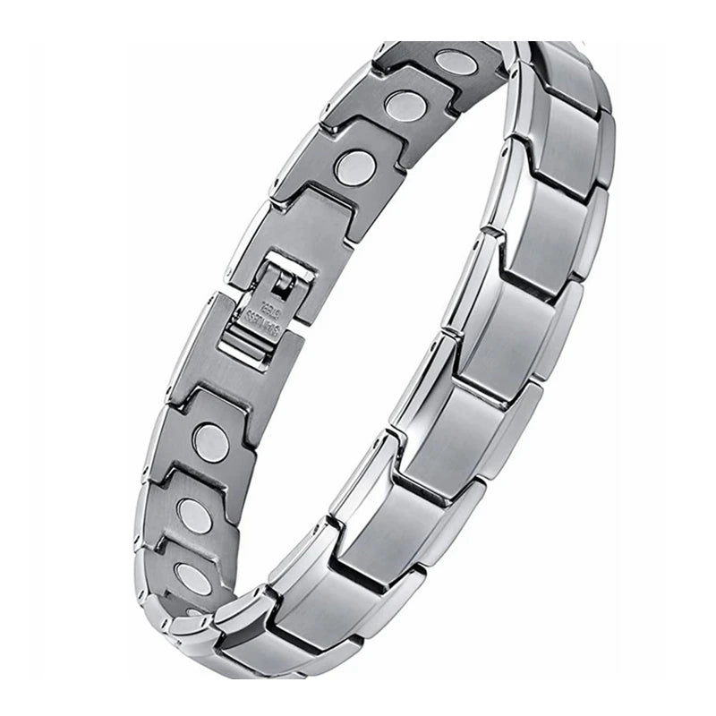 Männer Armband aus Kupfer mit Magnettherapie zur Arthritis-Schmerzlinderung – Verstellbar und Elegant 10