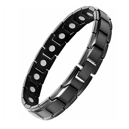 Männer Armband aus Kupfer mit Magnettherapie zur Arthritis-Schmerzlinderung – Verstellbar und Elegant 8