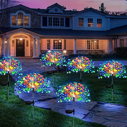 Solar Gartenleuchte mit 8 Blinkmodi – Energiesparende Gartenlampe für Außenbereich, Wasserdicht und Langlebig, Mehrfarbig 1