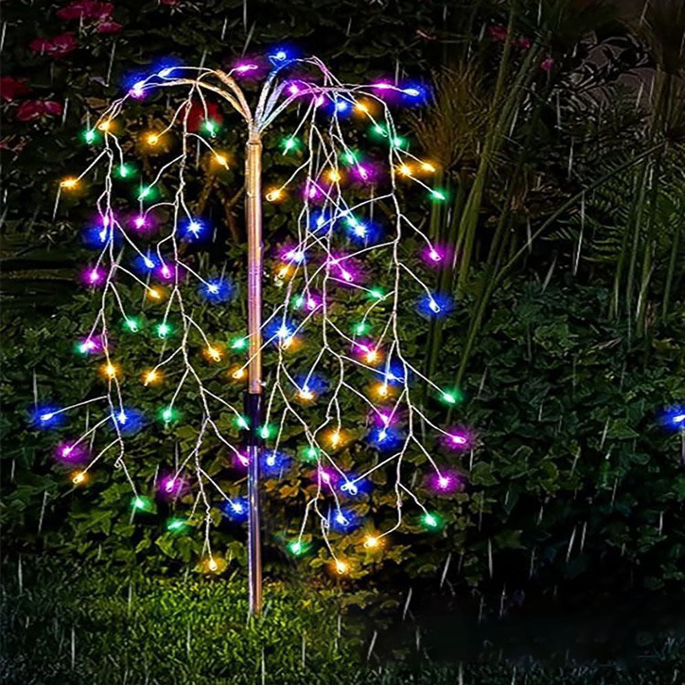 Solarbetriebene LED Außenbeleuchtung für Garten – Flexibel, Wasserdicht, Superhelle Lichtausbeute, 65 cm Höhe 0