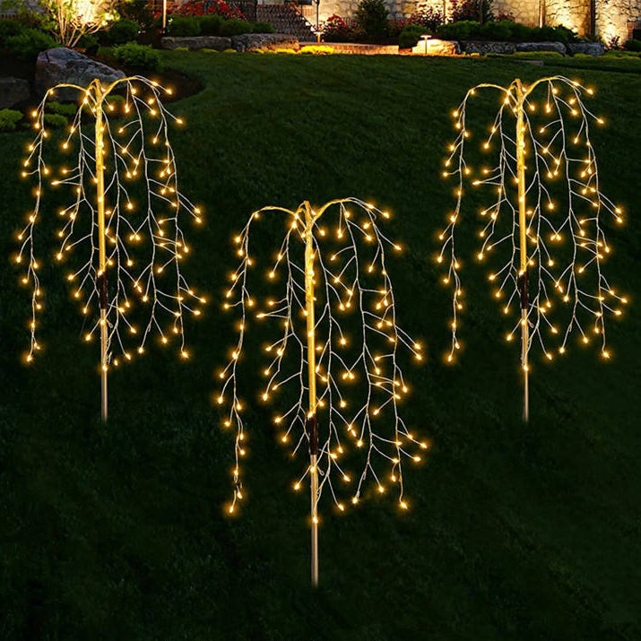 Solarbetriebene LED Außenbeleuchtung für Garten – Flexibel, Wasserdicht, Superhelle Lichtausbeute, 65 cm Höhe 3