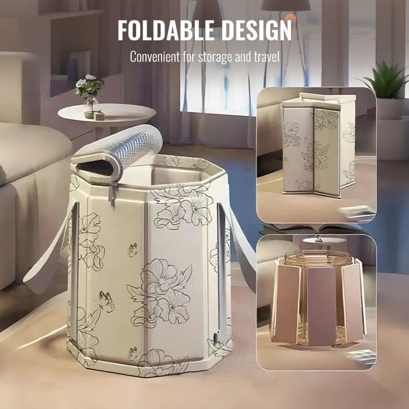 Tragbare Faltbare Fußbadewanne mit Großer Kapazität und Ergonomischen Griffen – Ideal für Entspannende Fußbäder 3