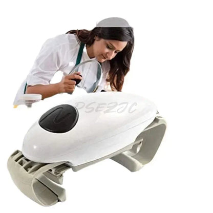 Tragbarer Elektrischer Dosenöffner für Senioren – Automatische Öffnungsfunktion, Kompakt und Benutzerfreundlich aus Kunststoff 3