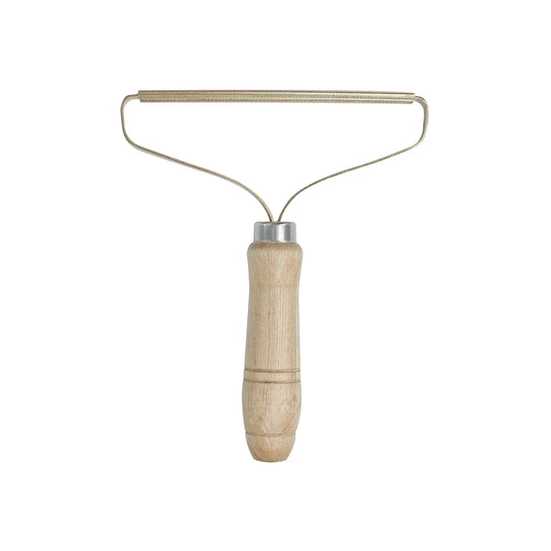 Tragbarer Fusselentferner aus Holz und Kupfer – Effektiver Tierhaarentferner für Kleidung und Teppiche 9