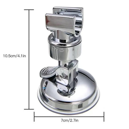 Verstellbarer Duschkopfhalter mit Wandmontage und Stabiler Rotation – Silber, 10,5 x 7 cm aus Langlebigem ABS 5