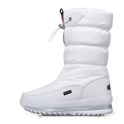 Wasserdichte Damen Schneestiefel mit Kunstpelz und Rutschfester Sohle – Bequeme Winterschuhe für Schnee und Regen 3