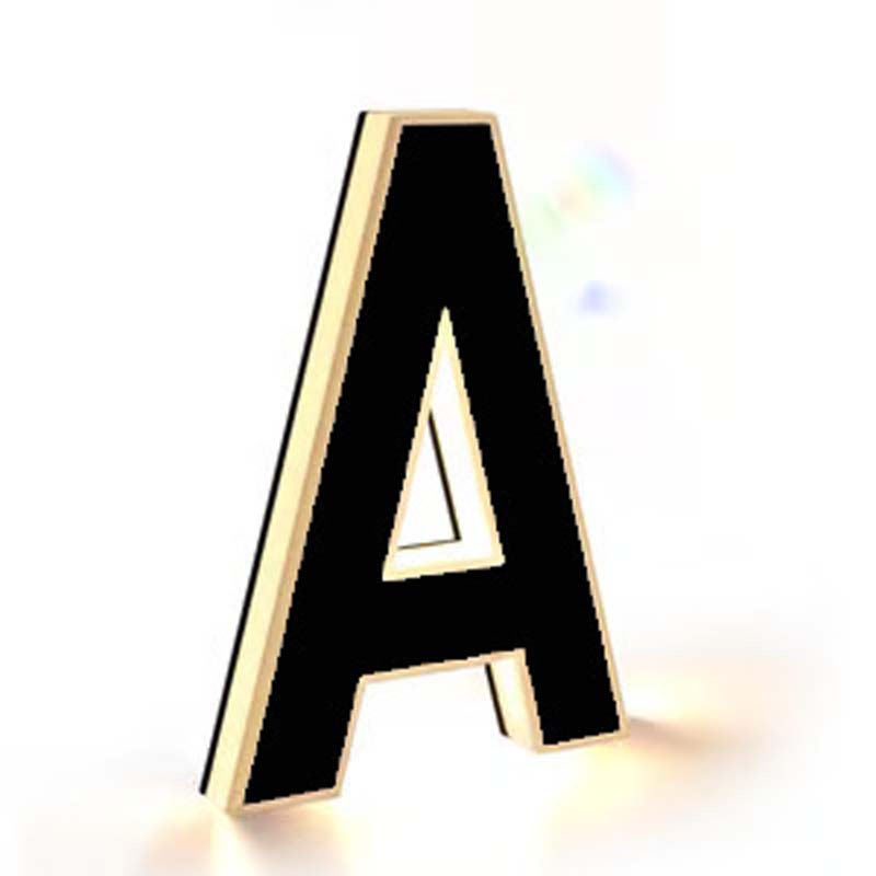 Wasserdichte LED-Hausnummer mit Beleuchtung – Energieeffizientes Hausnummernschild für Außenbereich, IP44, einfache Installation 0