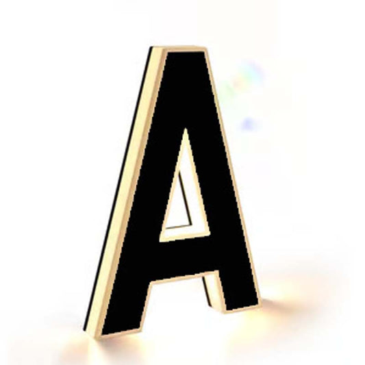 Wasserdichte LED-Hausnummer mit Beleuchtung – Energieeffizientes Hausnummernschild für Außenbereich, IP44, einfache Installation 0