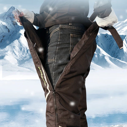 Wasserdichte und winddichte Thermoschutzhose für Herren und Damen – Schnell anziehbar 0