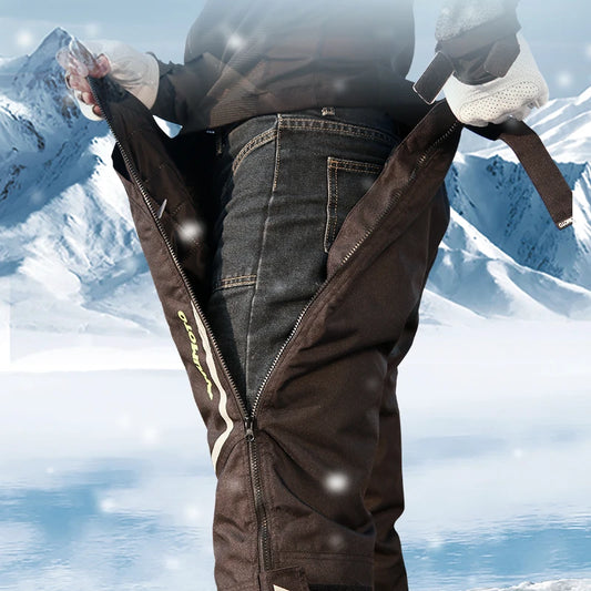 Wasserdichte und winddichte Thermoschutzhose für Herren und Damen – Schnell anziehbar 0